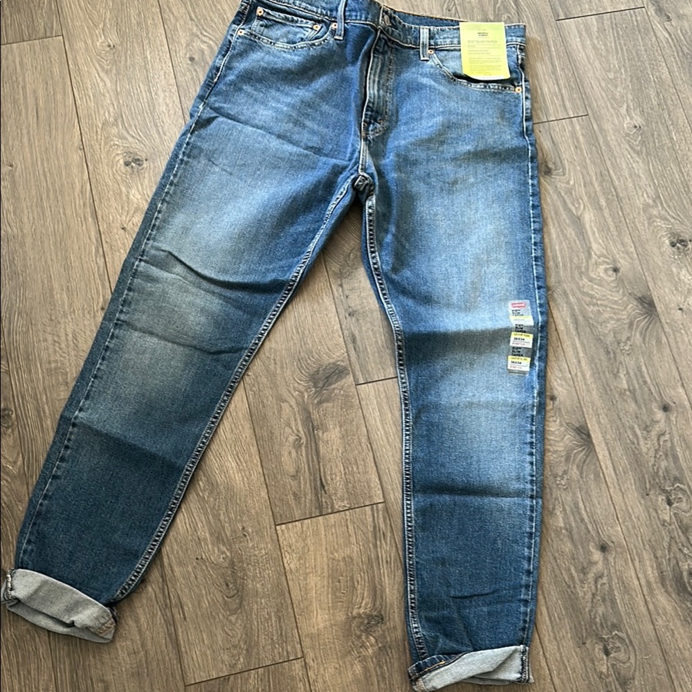 Signature by Levi Strauss Blue Slim Jeans with Natural Fading